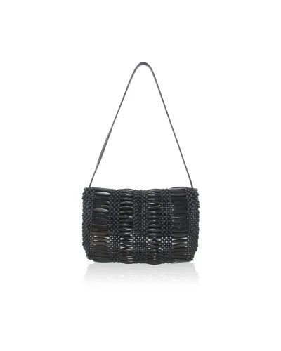 Clutch i abaca og treperler