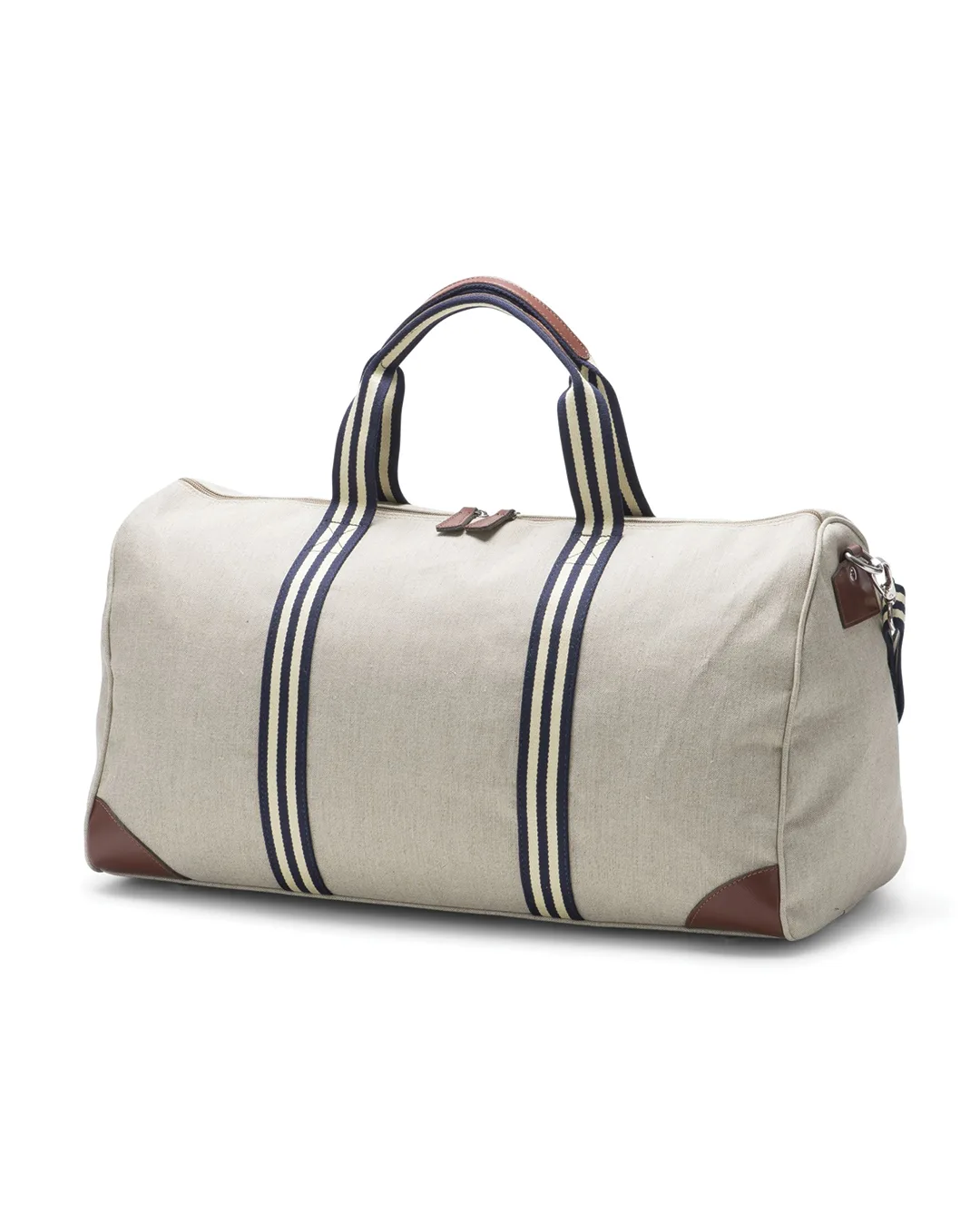 Boston Bag Stor - Lys Lin - Bilde 5