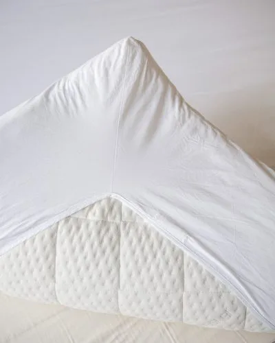 Konvoluttlaken Percale - Hvit