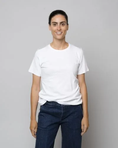 T-shirt, rund hals, i amerikansk Pima bomullsjersey