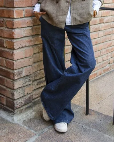 Bukse Palazzo - Denim