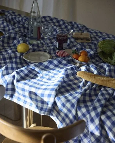 Linduk - Gingham Ruter Blå