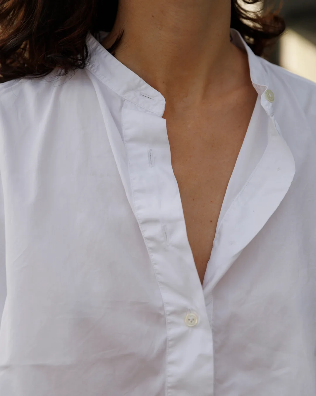 Salerno skjorte - Hvit Egyptisk Bomull - Bilde 6