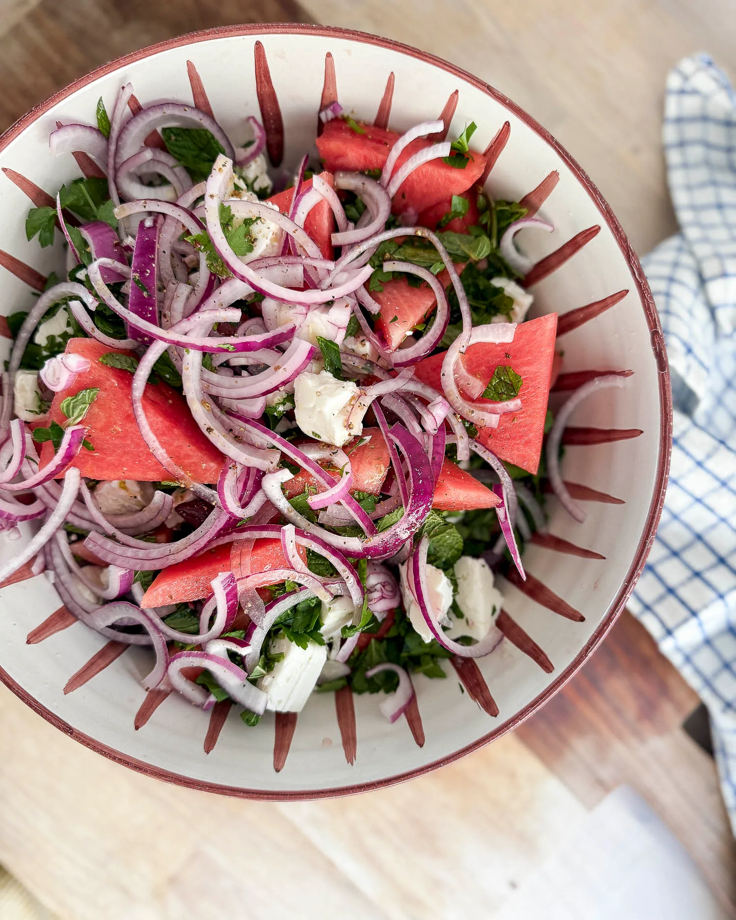 Salatbolle med flat bunn - Bilde 5