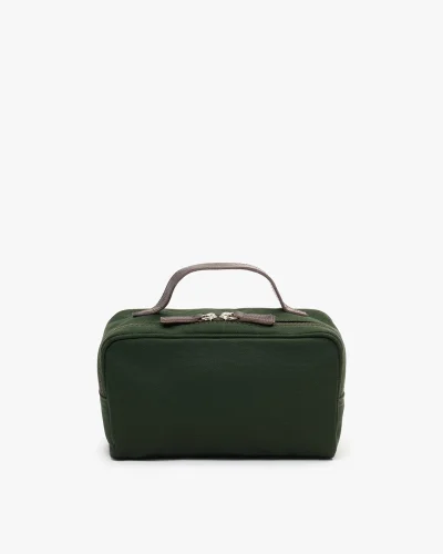 Toalettmappe Berkeley - Mørkegrønn