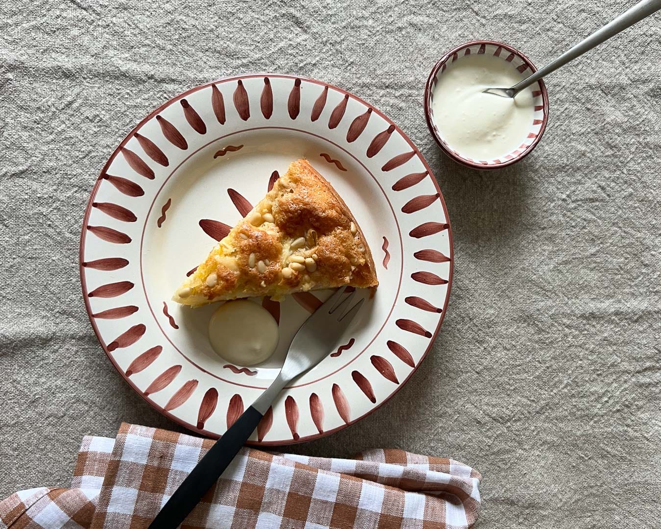 Eplekake med marsipan