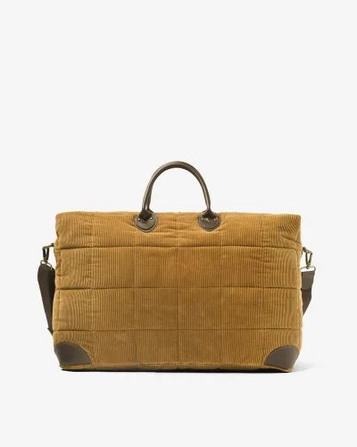 Harvard Bag Stor - Cord Brun