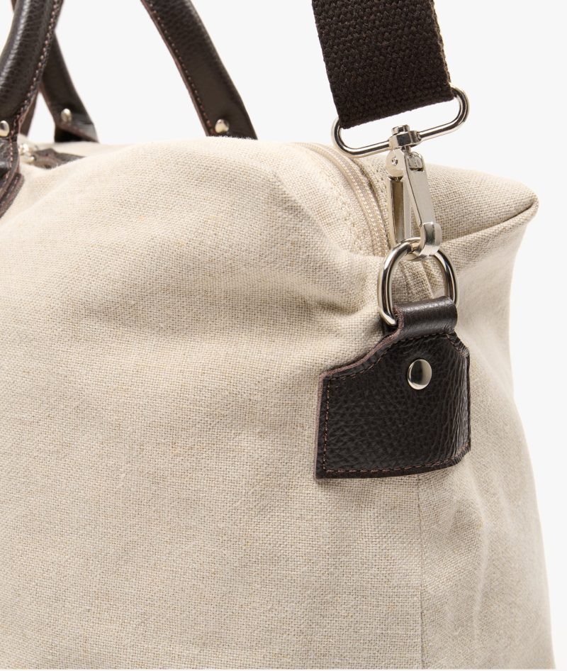 Harvard Bag Stor – Lys Lin - Bilde 6