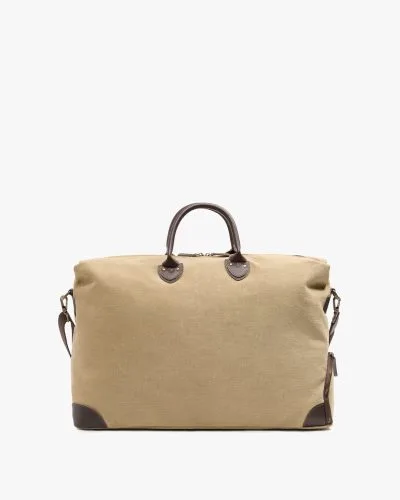 Harvard Eskimo bag stor - børstet bomull beige