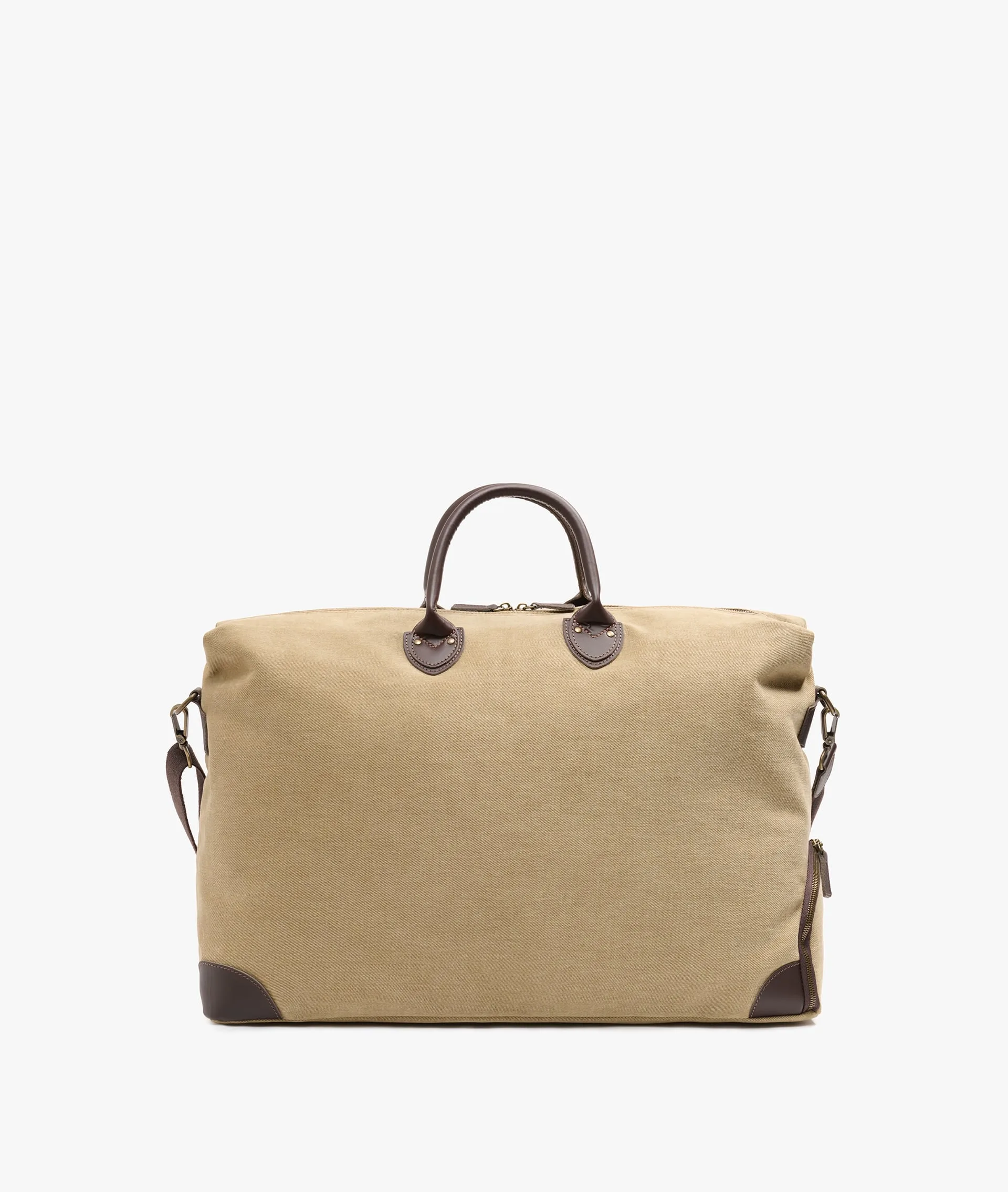 Harvard Eskimo bag stor - børstet bomull beige