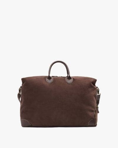 Harvard Eskimo bag stor - børstet bomull brun