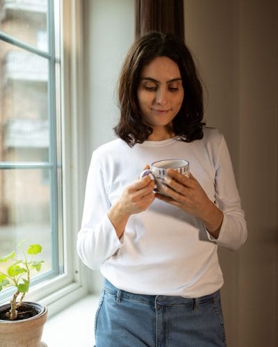 Langermet t-shirt - bomullsjersey