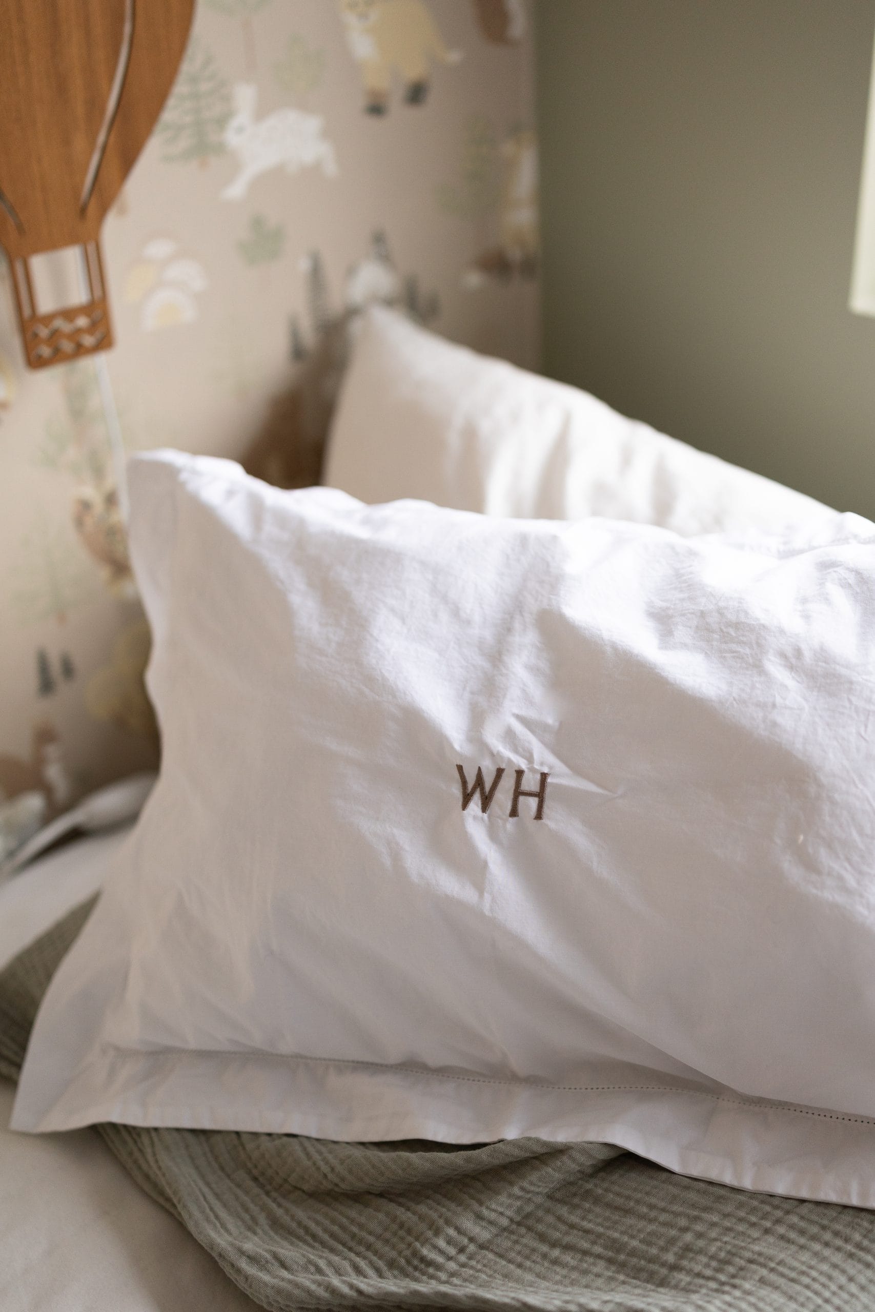 Sengetøy baby og barn - hvit percale - Bilde 2