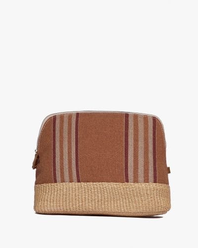 Toalettmappe Aspen Antibes stor – terracotta