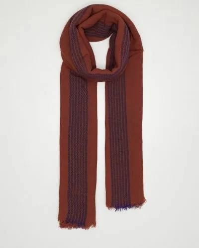 Skjerf - Ull Terracotta