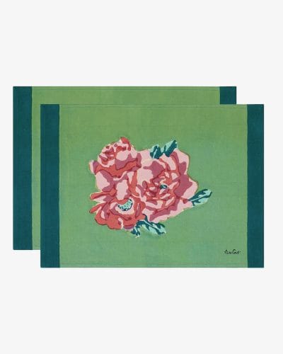 Lisa Corti dekkebrikker - mint green