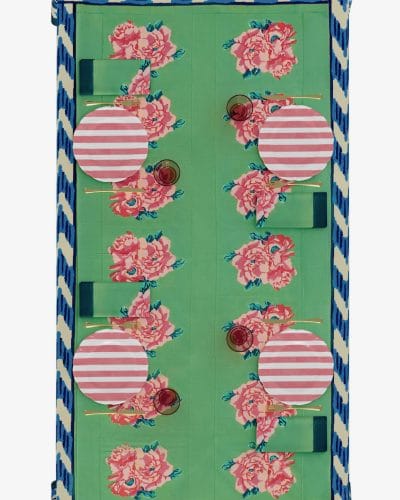 Lisa Corti duk - mint green