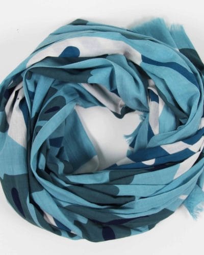 Foulard Equateur Blue - organisk bomull