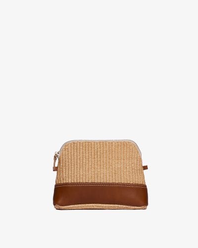 Toalettmappe Aspen Naxos medium – raffia