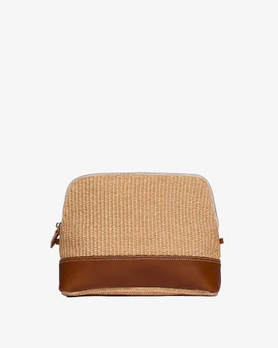 Toalettmappe Aspen Naxos stor – raffia